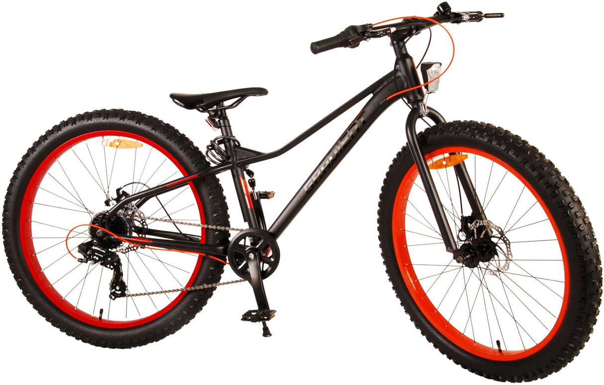 Dětské kolo s Volare Gradient - Boys - 26 palců - Black Orange - 7 Speed ​​- Prime Collection