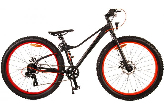 Volare Gradiente Bicicleta para niños - Niños - 26 pulgadas - Naranja negra - 7 Velocidad - Colección Prime