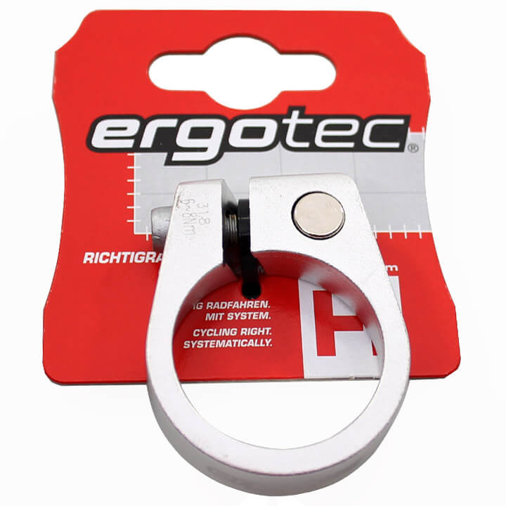 Ergotec Sitzseite Clip Sci-105 31.8 Silber