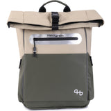 Hedgren commute bike chain backpack 18.2l beige olive