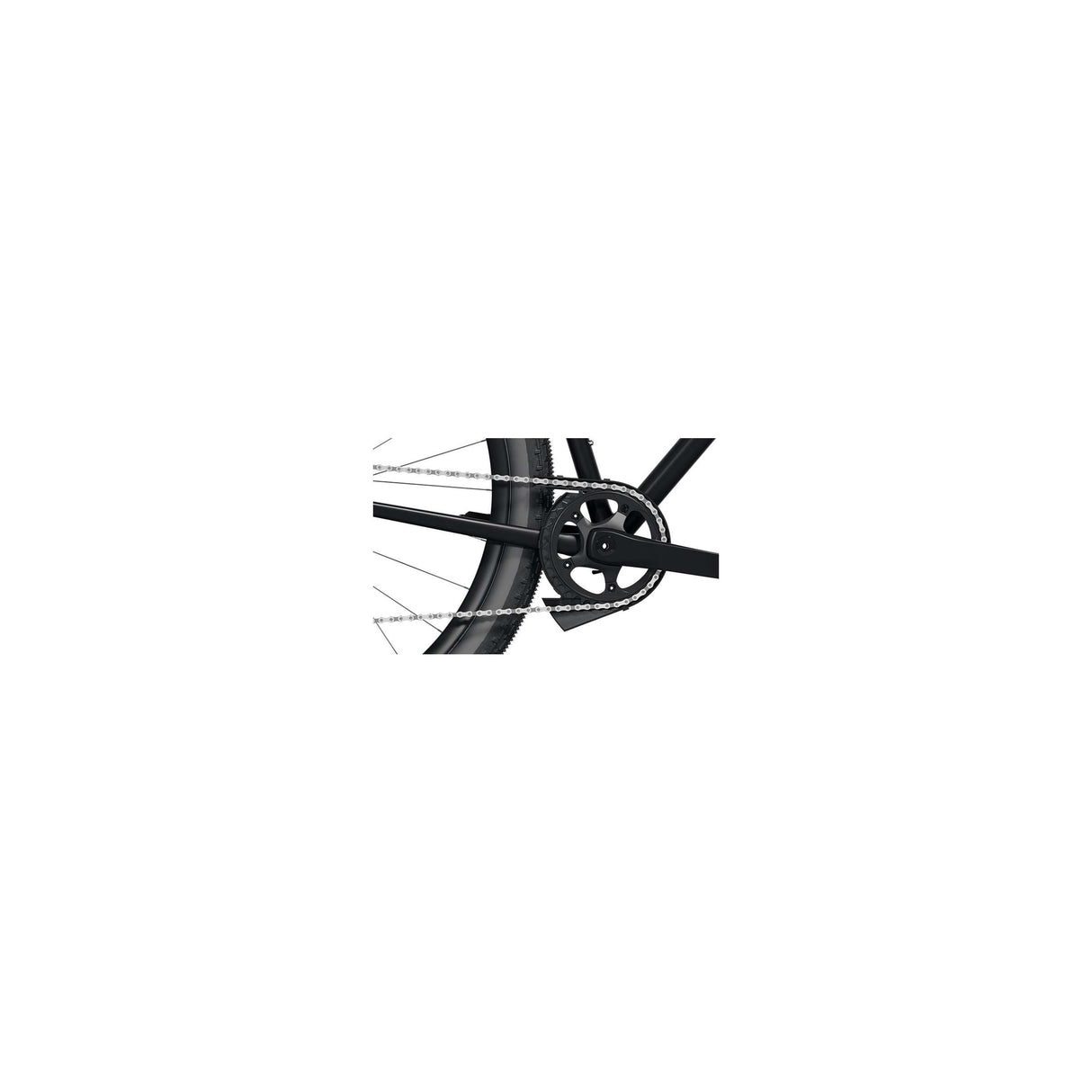 Hebie kettd chainglider open plus 34t black