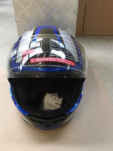 Lp full-face helmet l 59-60cm race blue silver