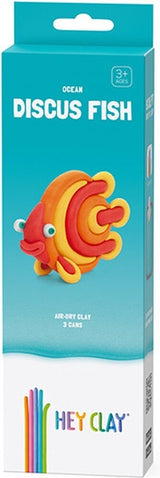 Hey-clay ocean discus fish 3 cans of modeling clay
