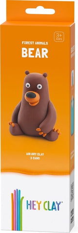 Hey-clay bear 3 cans of modeling clay
