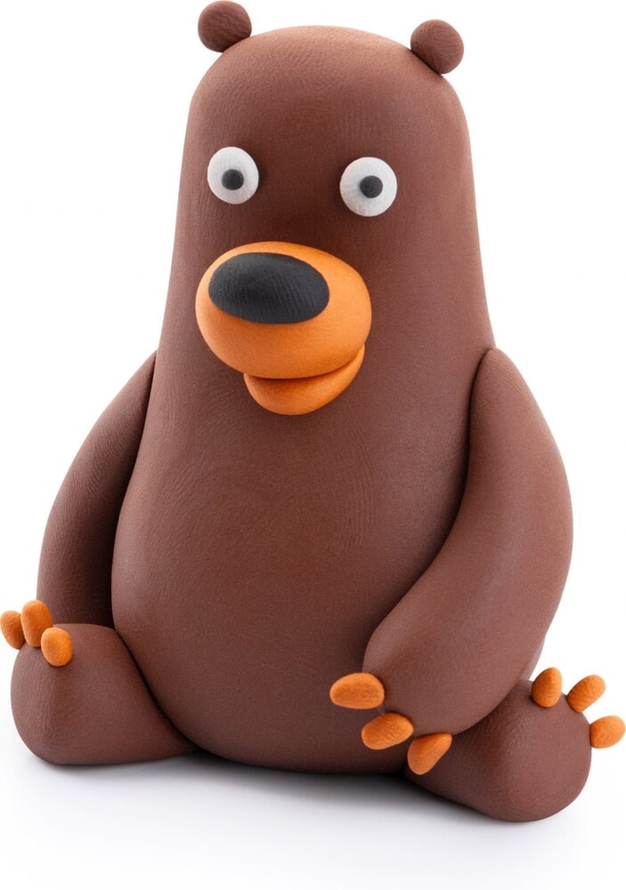 Hey-clay bear 3 cans of modeling clay
