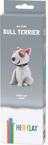 Hej-clay bulteriér 3 plechovky modelíny