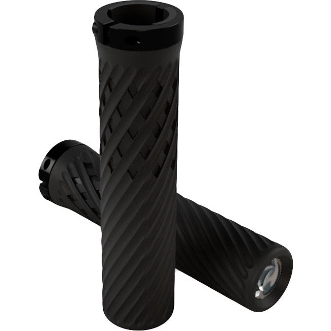 Herrmans grip set Luna lockring 130 130mm black