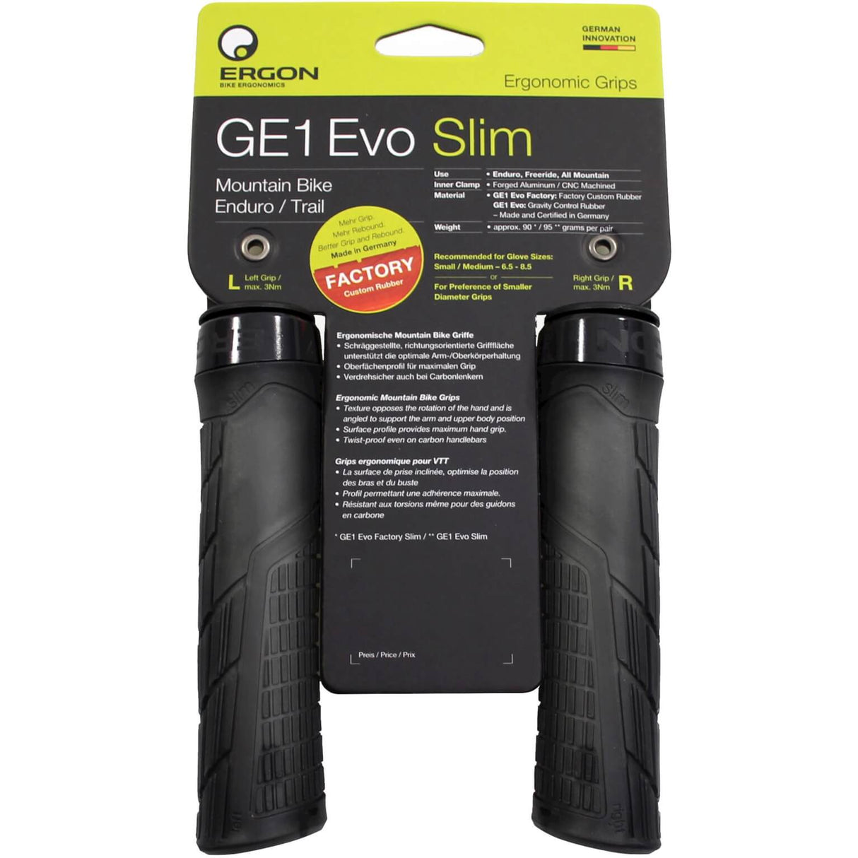 Ergon Handvatten GE1 Evo Factory slim frozen black