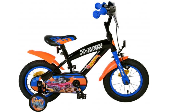 Mattel Hot wheels 12 fiets zwart oranje blauw 31256