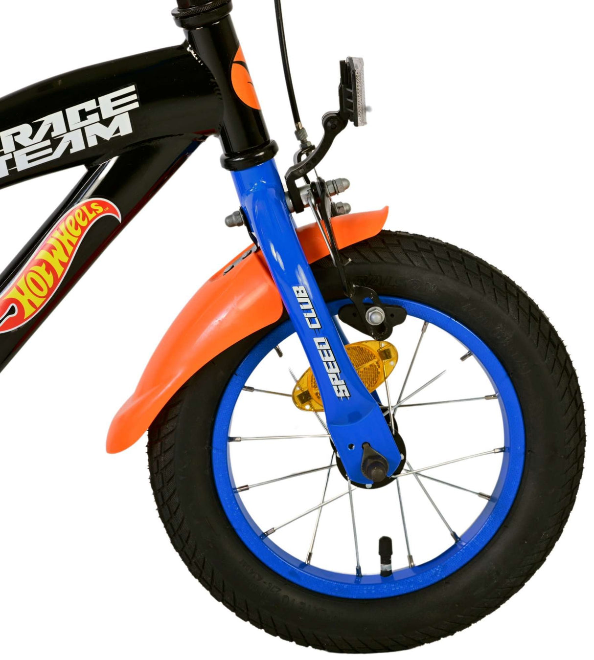 Mattel Hot wheels 12 fiets zwart oranje blauw 31256