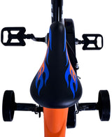 Mattel Kinderfiets Jongens 12 inch Zwart Oranje Blauw Twee handremmen