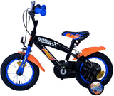 Mattel Kinderfiets Jongens 12 inch Zwart Oranje Blauw Twee handremmen