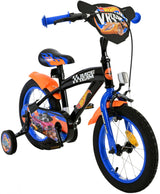 Hot Wheels Children's Bike Boys 14 tum Black Orange Blue