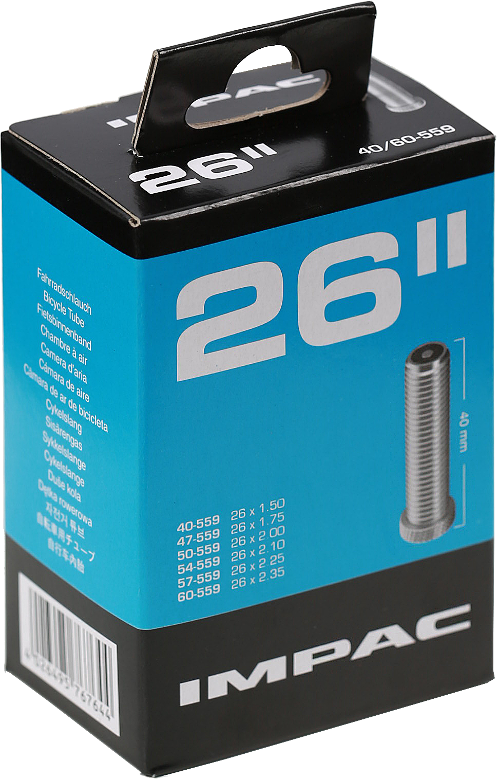 Impac (Schwalbe) Vnitřní trubice AV13 26 palců 40 60-559 40 mm