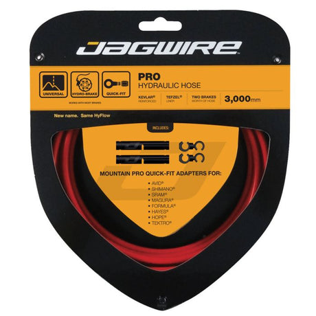 Zestaw węży hydraulicznych Jagwire pro - czerwony