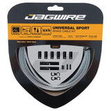 Jagwire universal sportbromssats - flätad vit