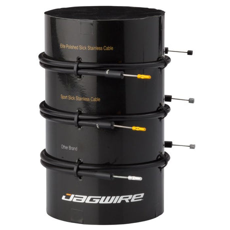 Jagwire banneschten Kabel Demonstratioun Display
