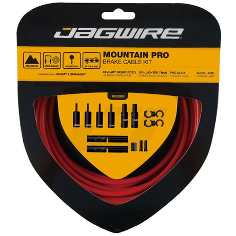 Jagwire Mountain Pro Bremsenset – rot