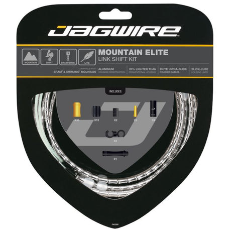 Jagwire Mountain Elite Link Verréckelung Kit - Sëlwer