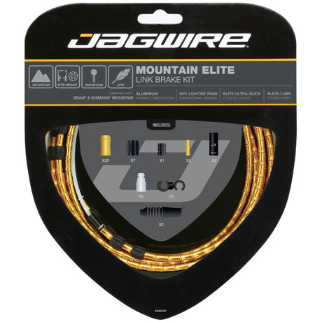 Jagwire Mountain Elite Link Bremsset - Gold