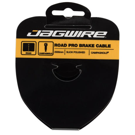 Cabo de freio de estrada Jagwire - aço inoxidável liso polido profissional - 1,5x2000mm - campagnolo