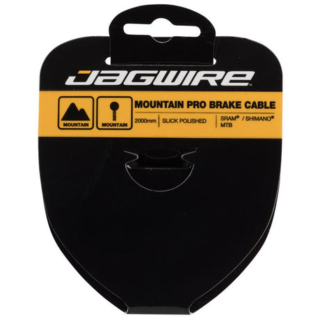 Cabo de freio de montanha Jagwire - aço inoxidável liso polido profissional - 1,5x2000mm - sram shimano
