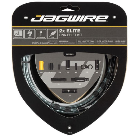 Zestaw przerzutek Jagwire 2x Elite Link - szary