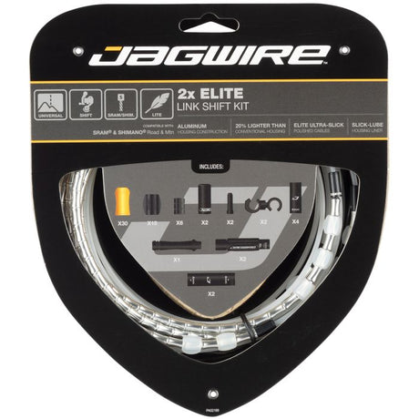 Zestaw przerzutek Jagwire 2x Elite Link - srebrny