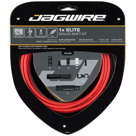 Zestaw przerzutek Jagwire 1x Elite - czerwony