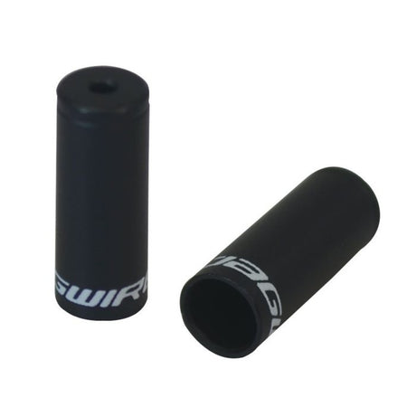 Jagwire endestykker åpne - 3 mm dropper - legering (50 stk) - svart