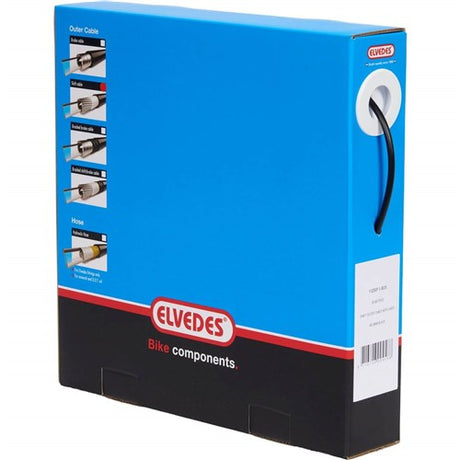 Elvedes outer cable with lining 30 meters Ø5.0mm - black (30 meters in box)