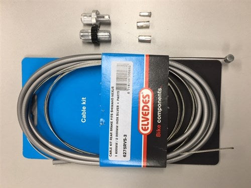 Elvedes A-Brake Cable Nexus Silver en acier inoxydable 6275RVS-3