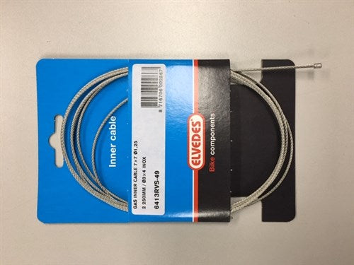 Elvedes Gas cable within Ton Stainless steel 49-wire (6413rvs-49)