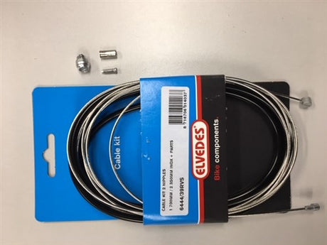 Eldedes Cable Uni 2 bradavičke 2,35m črna nerjaveče jeklo črna 6444 39rvs