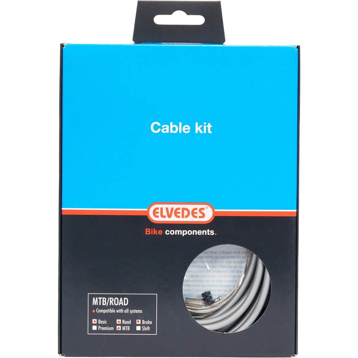 ELVEDES REMKABEL KIT ATB Race Universal Silver 2015010