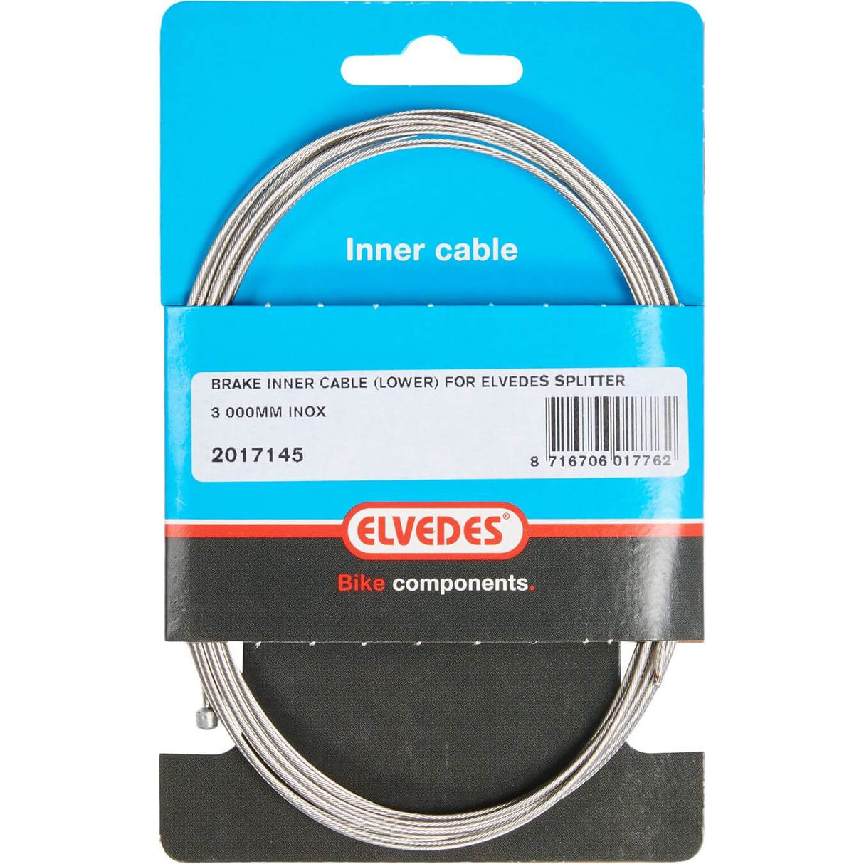 Elvedes brake indoor cable stainless steel under for splitter 2017161