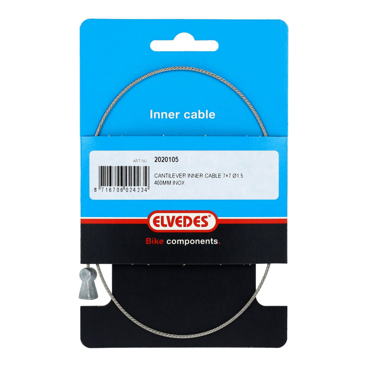 ELVEDES REM INNER CABLE Ø1.5mm 400mm stål