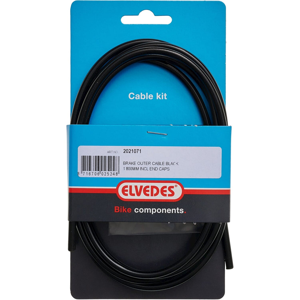 ELVEDES REM OUTDER CABLE 1,8M Black +2 Ferruessen 2021071