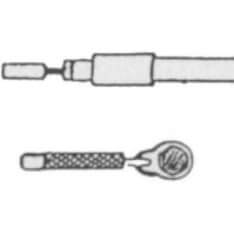 Zobniški kabel 3-stopenjski Elvedes Sturmey Archer 6440XL