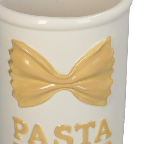 Kersten vaas pasta lovers dolomite ivory 13x13x18.5cm