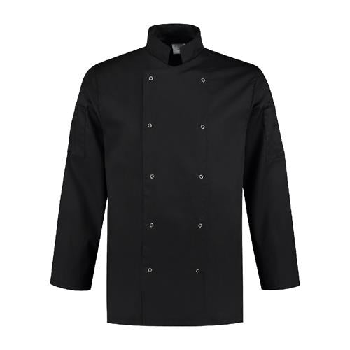 Bestex chef jacket polyester cotton black m