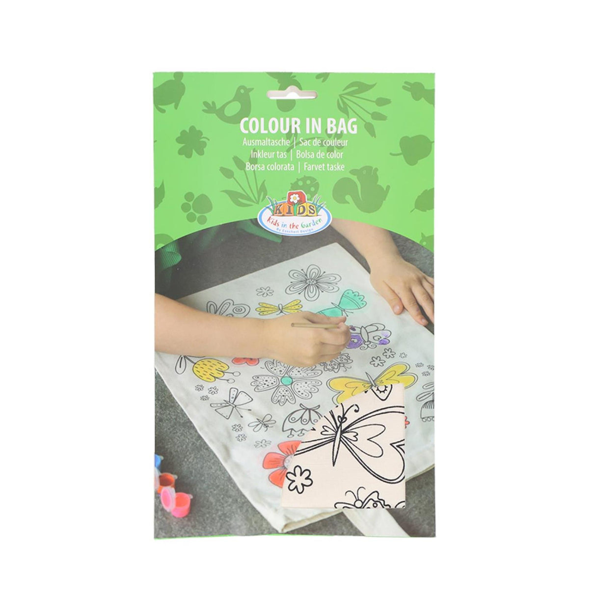 Esschert design coloring bag butterflies