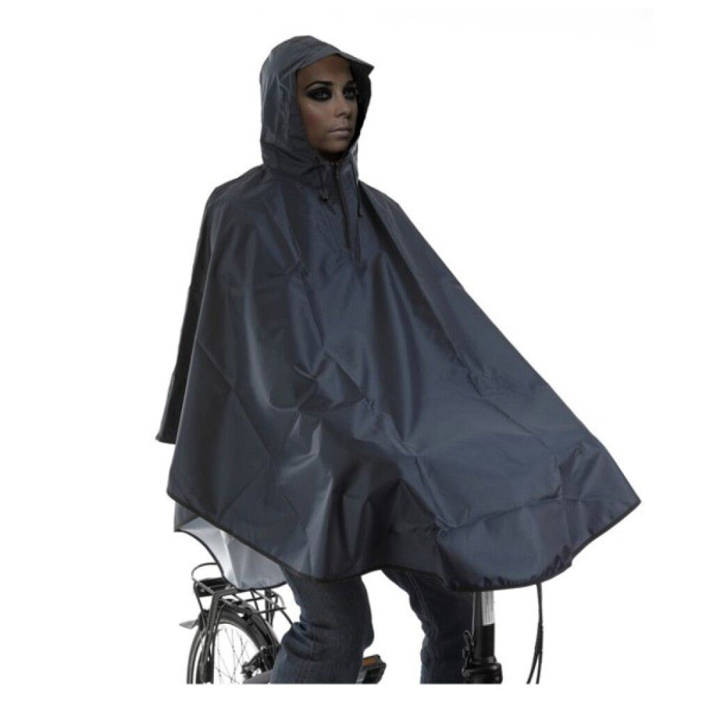 Rain poncho mirage polyester - black