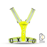 Outwet Safer sport vest led usb neongeel one size