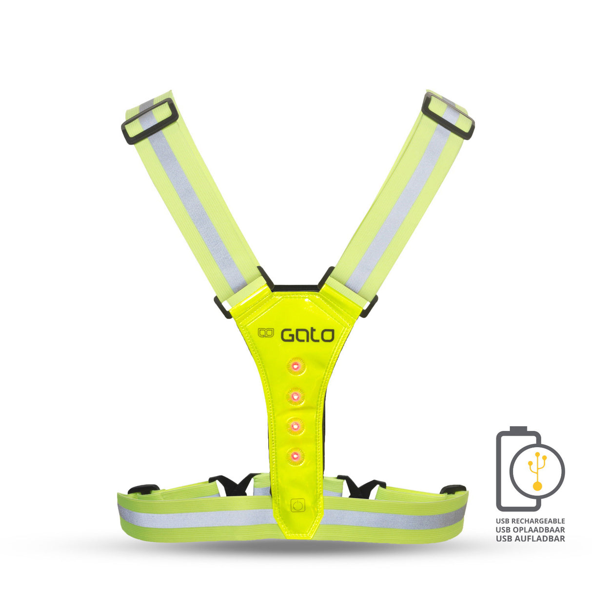 Outwet Sarfer Sport Vest je vodil USB Neongeel One velikosti