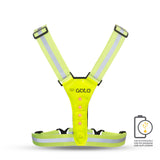 Outwet Safer sport vest led usb neongeel one size