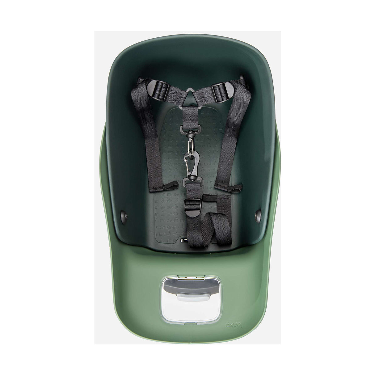 Kvisp Dog Bicycle Basket with Harness M Forest Green