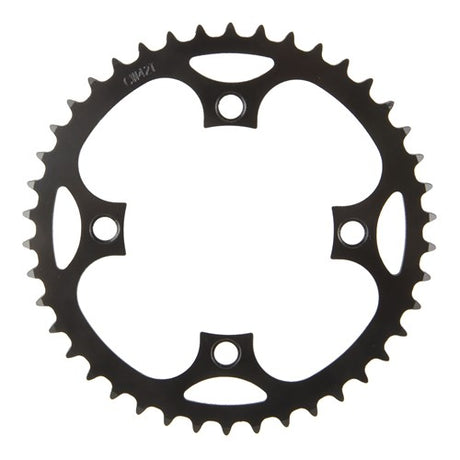 Messinggelagertes Samox E-Bike Kettenblatt 42t BCD 104 mm. 1 2x3 32 und 11 128 Stahl schwarz