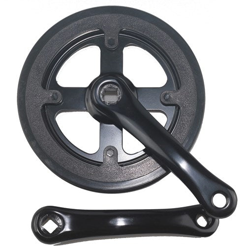 Lasco crankset 32t 127mm double protective edge black