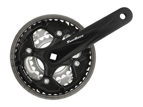 crankset FCM500 24-34-42T 170 mm black silver